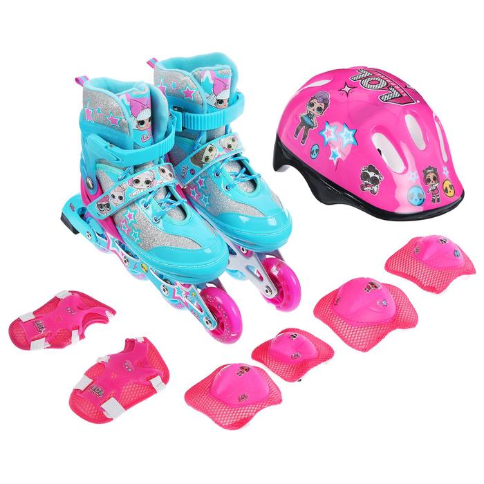 Роликовые коньки LOL, PU колёса со светом, в комплекте с защитой и шлемом, размер M (34-37)
Роликовые коньки LOL, PU колёса со светом, в комплекте с защитой и шлемом, размер M (34-37)