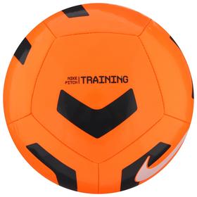 Мяч футбольный NIKE Pitch Training, размер 5, 12 панелей, ТПУ, машинная сшивка, бутиловая камера, цвет оранжевый
Мяч футбольный NIKE Pitch Training, размер 5, 12 панелей, ТПУ, машинная сшивка, бутиловая камера, цвет оранжевый