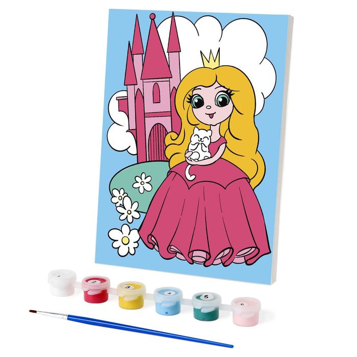Картина по номерам «Принцесса» 21х15 см
Картина по номерам «Принцесса» 21х15 см