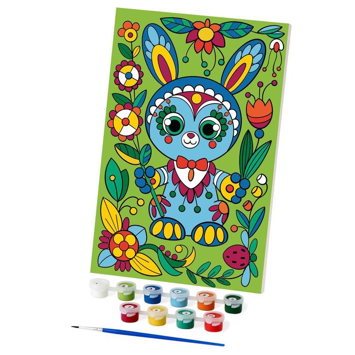 Картина по номерам «Зайчик в узорах» 20х30 см
Картина по номерам «Зайчик в узорах» 20х30 см