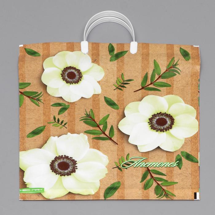 Пакет "Цветы на крафте", полиэтиленовый с пластиковой ручкой, 90 мкм , 38 х 44 см
Пакет "Цветы на крафте", полиэтиленовый с пластиковой ручкой, 90 мкм , 38 х 44 см