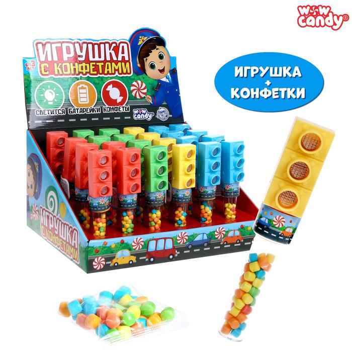 Игрушка с конфетками «Светофор», Микс
Игрушка с конфетками «Светофор», Микс