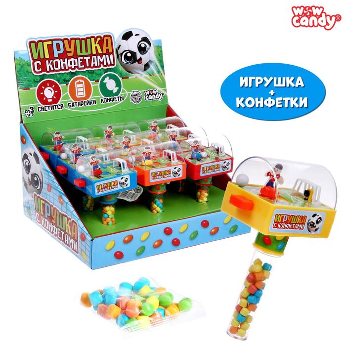 Игрушка c конфетками «Футбол», Микс
Игрушка c конфетками «Футбол», Микс