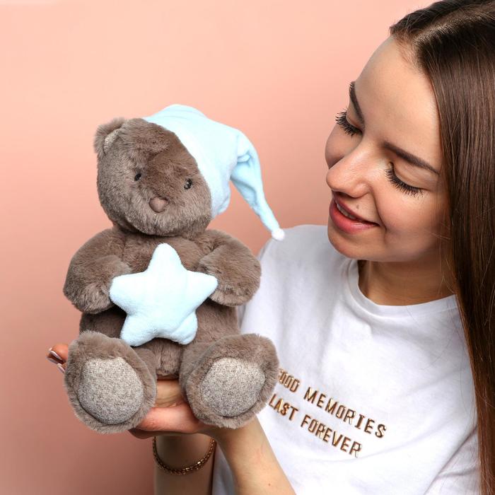 Мягкая игрушка «Мишка со звездой», цвет голубой
Мягкая игрушка «Мишка со звездой», цвет голубой