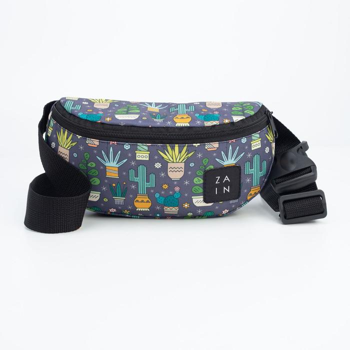 Сумка поясная, отдел на молнии, цвет серый, «Кактус»
Сумка поясная, отдел на молнии, цвет серый, «Кактус»