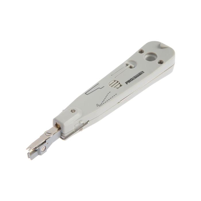 Инструмент для заделки витой пары PROconnect HT-314B, 110 типа и типа KRONE
Инструмент для заделки витой пары PROconnect HT-314B, 110 типа и типа KRONE