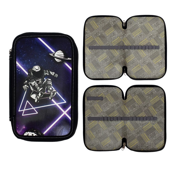 Пенал 2 секции, 125 х 205 мм, Calligrata "Космос", ламинированный картон
Пенал 2 секции, 125 х 205 мм, Calligrata "Космос", ламинированный картон