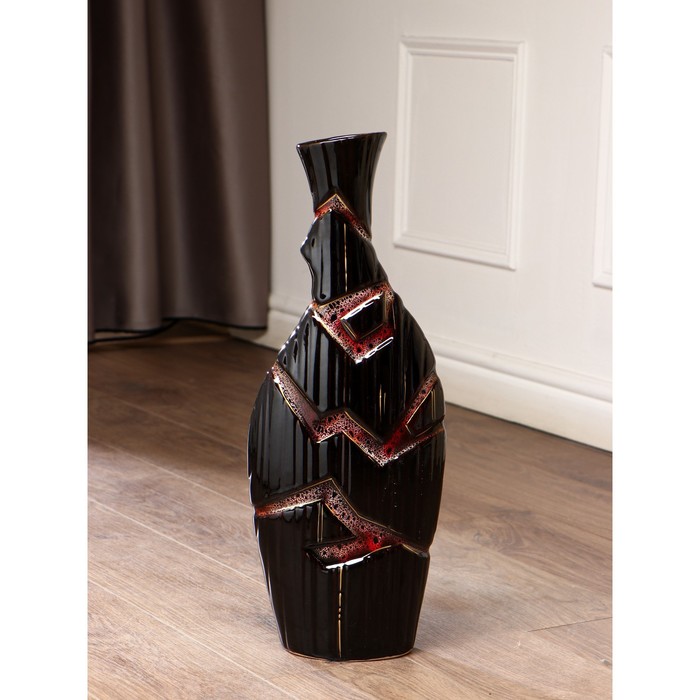 Ваза керамическая "Аманда", напольная, чёрная, 53.5 см
Ваза керамическая "Аманда", напольная, чёрная, 53.5 см