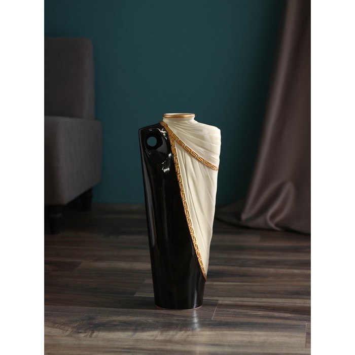 Ваза керамическая "Сенат", напольная, коричневая, 52 см
Ваза керамическая "Сенат", напольная, коричневая, 52 см