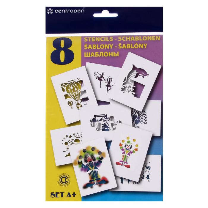 Набор трафаретов для рисования, Centropen A+
Набор трафаретов для рисования, Centropen A+