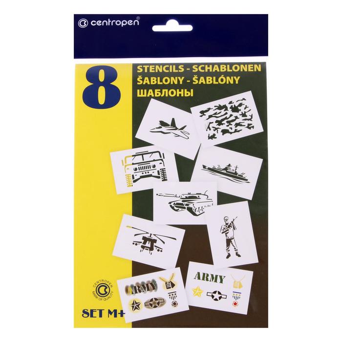 Набор трафаретов для рисования, Centropen M+
Набор трафаретов для рисования, Centropen M+
