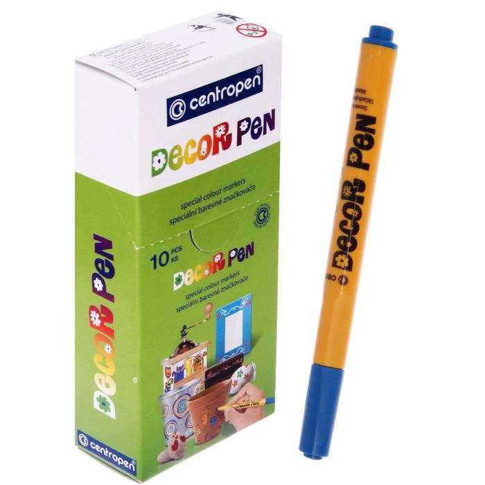 Маркер для декора 3,9 мм, Centropen 2738, линия 1,5 мм, синий
Маркер для декора 3,9 мм, Centropen 2738, линия 1,5 мм, синий