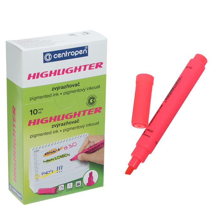 Маркер текстовыделитель, Centropen Highlighter 8552, 5.0 мм, красный
Маркер текстовыделитель, Centropen Highlighter 8552, 5.0 мм, красный