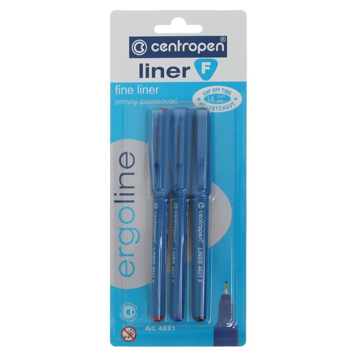 Набор ручек капиллярных, 3 цвета, 0.8 мм, линия 0,3 мм, Centropen 4621, длина письма 1500 м, блистер
Набор ручек капиллярных, 3 цвета, 0.8 мм, линия 0,3 мм, Centropen 4621, длина письма 1500 м, блистер