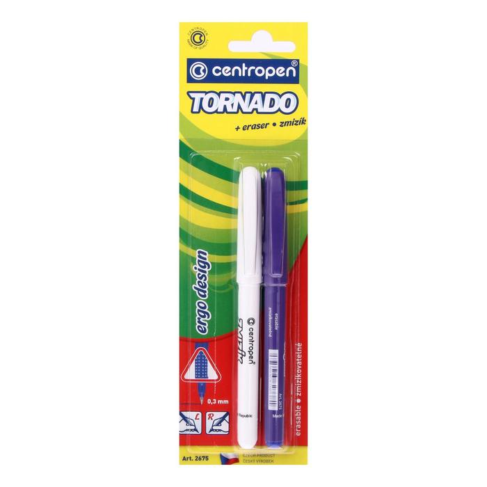 Набор 2 штуки Centropen 2675, 0.5 мм: Ручка-роллер Tornado Original + Поглотитель чернил
Набор 2 штуки Centropen 2675, 0.5 мм: Ручка-роллер Tornado Original + Поглотитель чернил