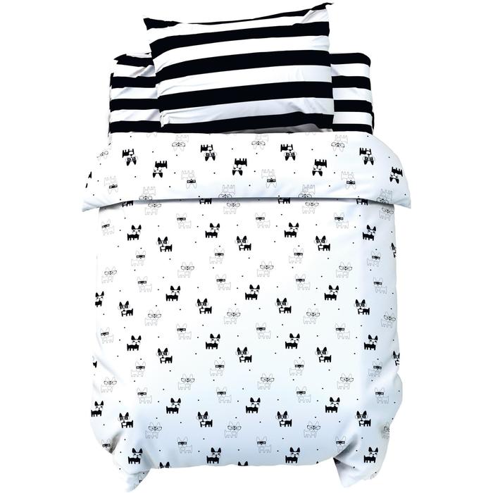 Постельное бельё детское Крошка Я «Модные собачки», 145х110, 105х150, 40х60 см
Постельное бельё детское Крошка Я «Модные собачки», 145х110, 105х150, 40х60 см