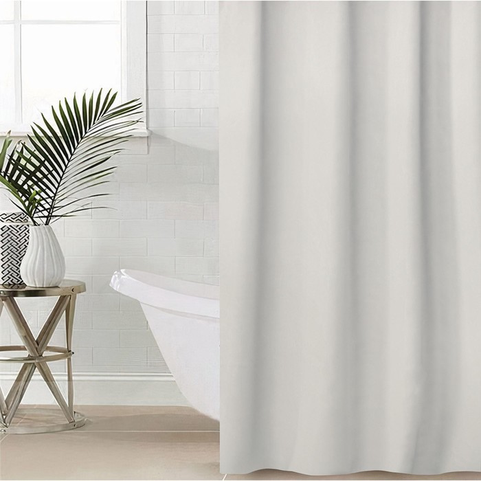 Штора для ванной комнаты SAVANNA «Классика», с люверсами, 180×200 см, полиэстер, цвет бежевый
Штора для ванной комнаты SAVANNA «Классика», с люверсами, 180×200 см, полиэстер, цвет бежевый