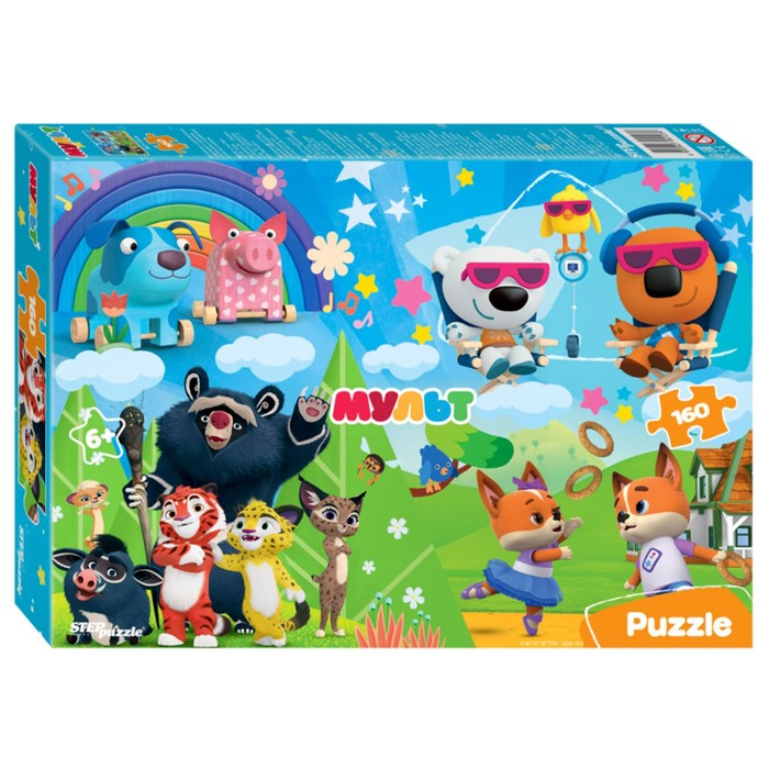 Пазл «Ми-ми-мишки и другие мультфильмы», 160 элементов
Пазл «Ми-ми-мишки и другие мультфильмы», 160 элементов