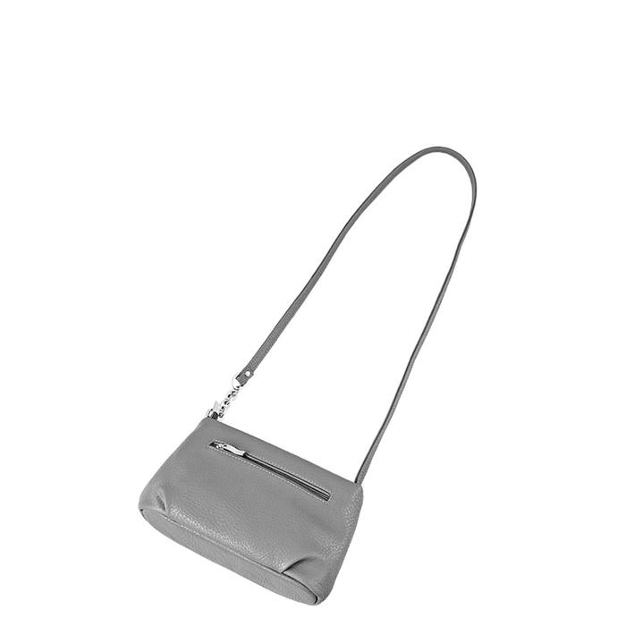 фото Сумка кросс-боди иск.кожа, отдел на молнии, цвет серый 24х6х15см bagsland