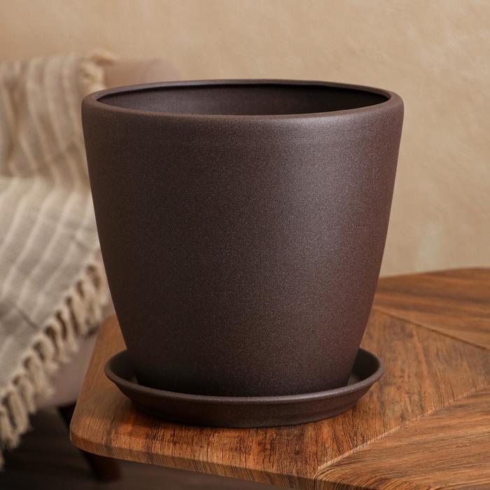 Горшок для цветов "Грация" 10 л, крошка, шоколад
Горшок для цветов "Грация" 10 л, крошка, шоколад