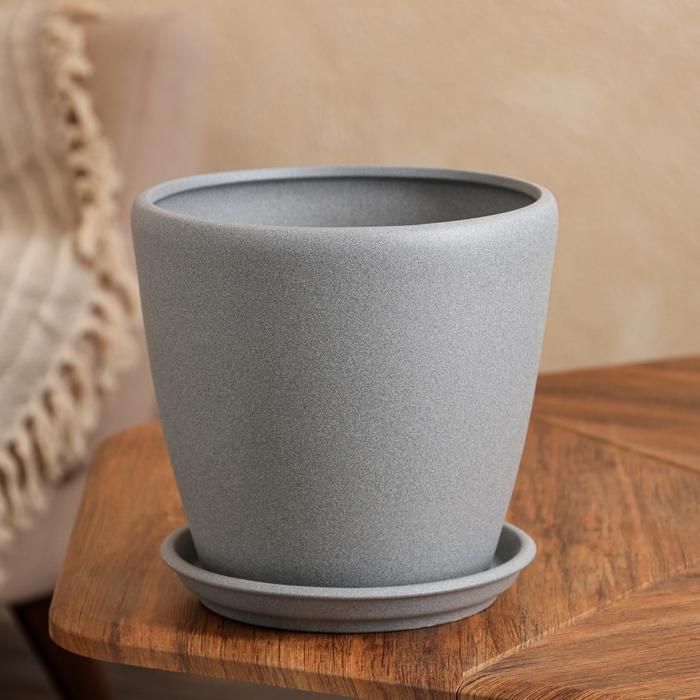 Горшок для цветов "Грация", крошка, металлик, керамика, 4.5 л
Горшок для цветов "Грация", крошка, металлик, керамика, 4.5 л