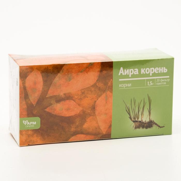 Аира корень, 20 фильтр пакетов по 1.5 г 
Аира корень, 20 фильтр пакетов по 1.5 г