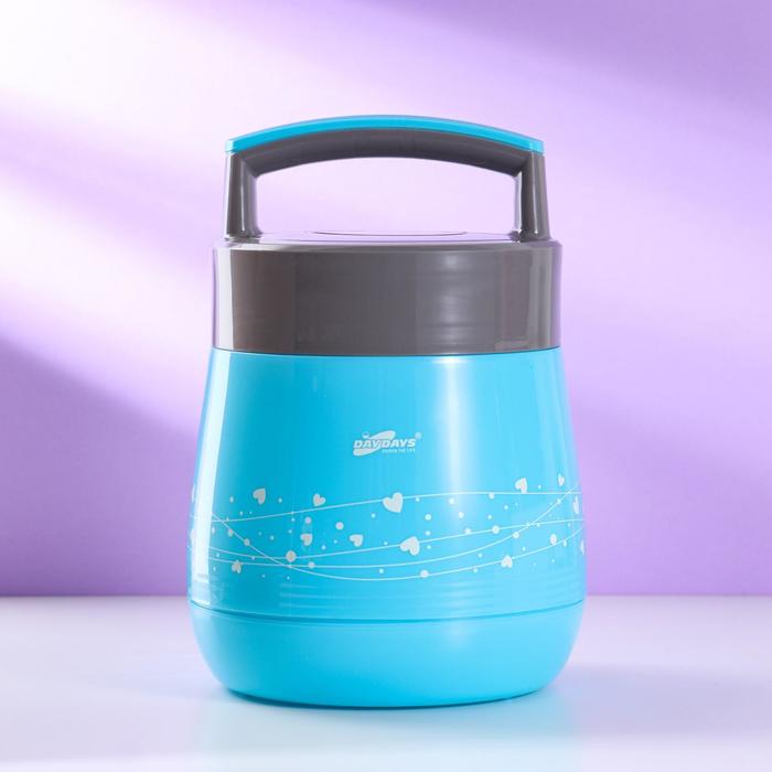 Термос "Миирим", 1 л, ложка, тарелка, сохраняет тепло 4-5 ч, голубой
Термос "Миирим", 1 л, ложка, тарелка, сохраняет тепло 4-5 ч, голубой