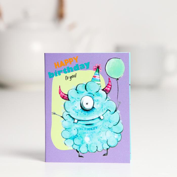 Шоколадная открытка «Happy birthday», 5 г
Шоколадная открытка «Happy birthday», 5 г