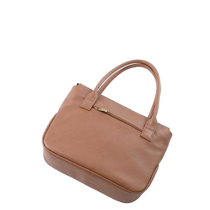 фото Сумка тоут иск.кожа, отдел на молнии,цвет коричневый 29х13х25 bagsland