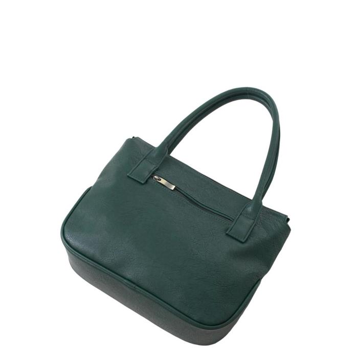 фото Сумка тоут иск.кожа, отдел на молнии,цвет зеленый 29х13х25 bagsland