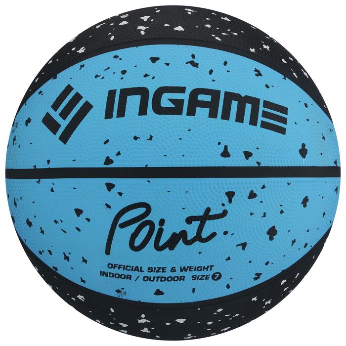 фото Мяч баскетбольный ingame point №7 черно-синий