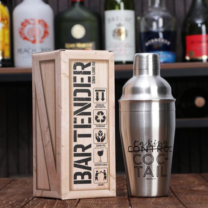 Шейкер Coctail, 500 мл
Шейкер Coctail, 500 мл