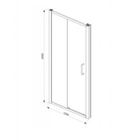 Душевое ограждение BRAVAT BLACKLINE BD120.4101B, 120x200см, прозрачное, раздвижное, черный
Душевое ограждение BRAVAT BLACKLINE BD120.4101B, 120x200см, прозрачное, раздвижное, черный