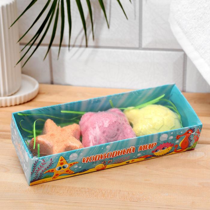 Набор бурлящие шары для ванн "Подводный мир" 3 шт
Набор бурлящие шары для ванн "Подводный мир" 3 шт