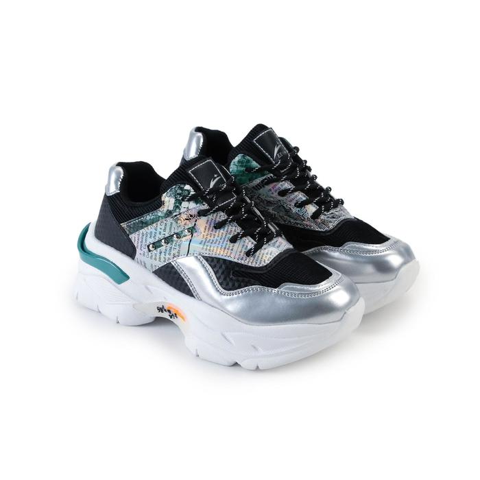 фото Кроссовки женские, цвет чёрный, размер 39 ex-tim