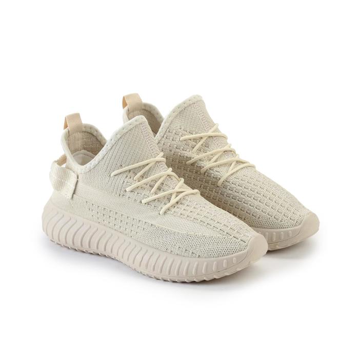 фото Кроссовки женские, цвет бежевый, размер 39 beiweisi