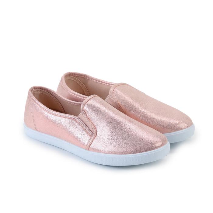 фото Слипоны женские, цвет розовый, размер 36 ex-tim