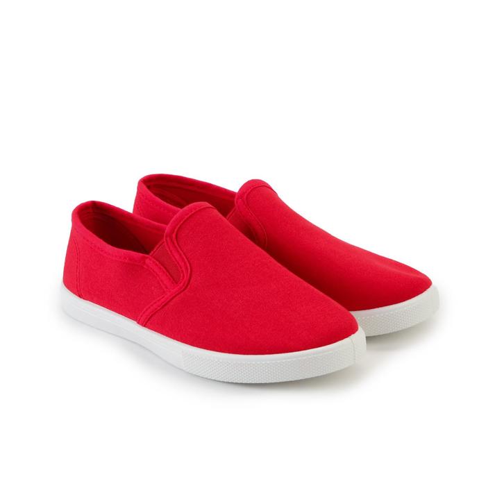 Слипоны детские, цвет красный, размер 32 
Слипоны детские, цвет красный, размер 32