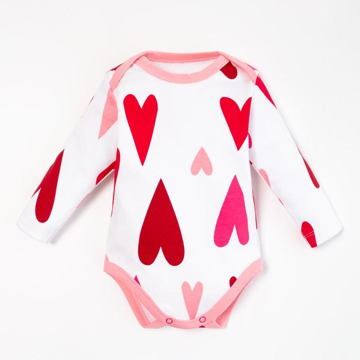 Боди с длинным рукавом Крошка Я «Сердца» рост 62-68 см
Боди с длинным рукавом Крошка Я «Сердца» рост 62-68 см