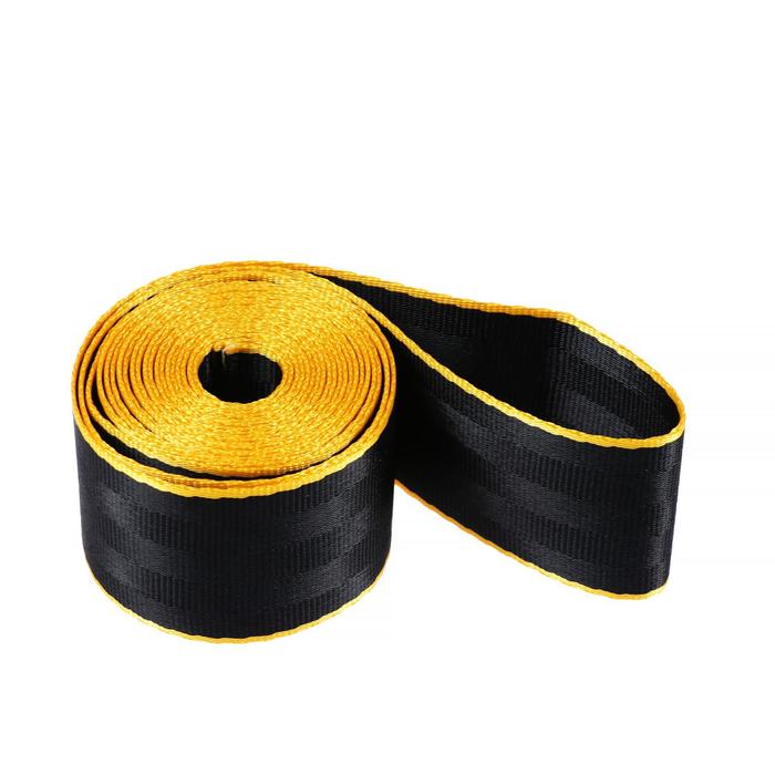 Нейлоновая лента, ремень 4.8 см × 3 м, черный с желтым кантом
Нейлоновая лента, ремень 4.8 см × 3 м, черный с желтым кантом