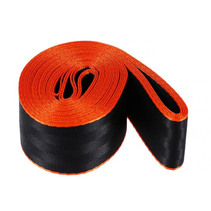 Нейлоновая лента, ремень 4.8 см × 5 м, черный с оранжевым кантом
Нейлоновая лента, ремень 4.8 см × 5 м, черный с оранжевым кантом
