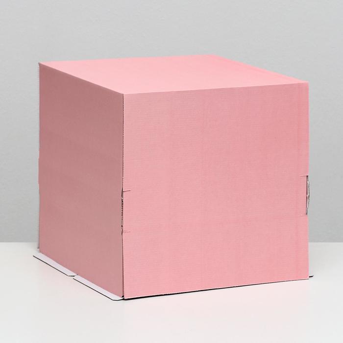 Кондитерская упаковка, без окна, розовая, 30 х 30 х 30 см
Кондитерская упаковка, без окна, розовая, 30 х 30 х 30 см