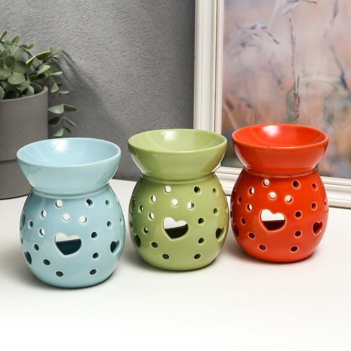 Аромалампа керамика "Сердечки и горошек" МИКС 11,8х9,4х9,4 см
Аромалампа керамика "Сердечки и горошек" МИКС 11,8х9,4х9,4 см