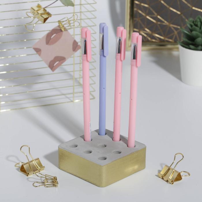 Органайзер для канцтоваров бетон «Мечта», 8 х 8 х 3 см
Органайзер для канцтоваров бетон «Мечта», 8 х 8 х 3 см