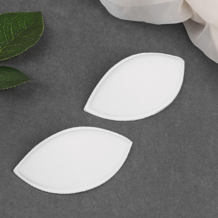 Вкладыши бельевые, пара, 10,5 × 5,3, цвет белый
Вкладыши бельевые, пара, 10,5 × 5,3, цвет белый