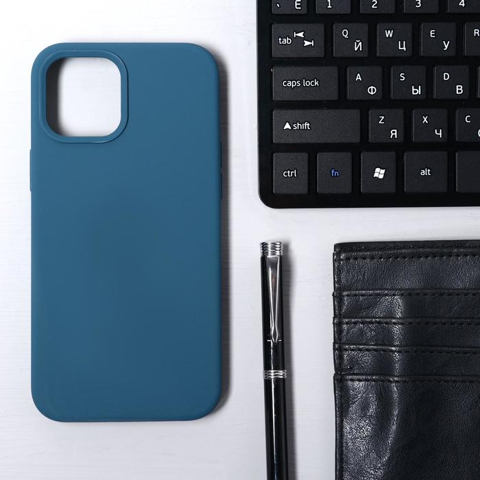 Чехол Krutoff, для iPhone 12 Pro Max, матовый, синий
Чехол Krutoff, для iPhone 12 Pro Max, матовый, синий