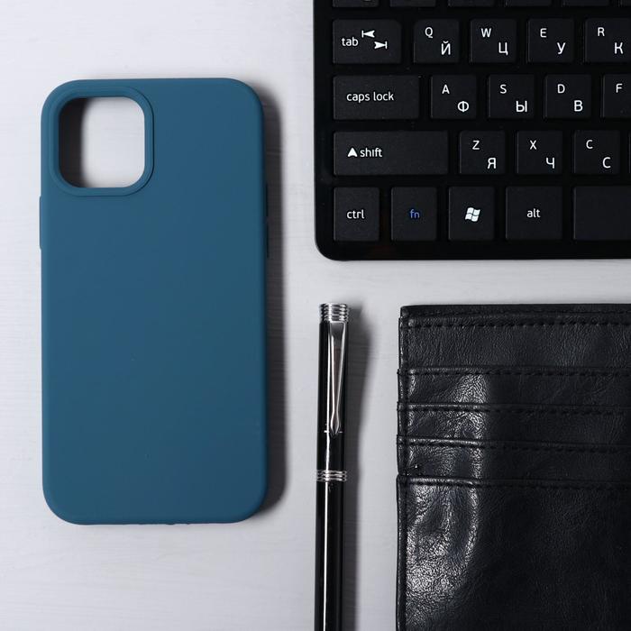 Чехол Krutoff, для iPhone 12/12 Pro, матовый, синий
Чехол Krutoff, для iPhone 12/12 Pro, матовый, синий