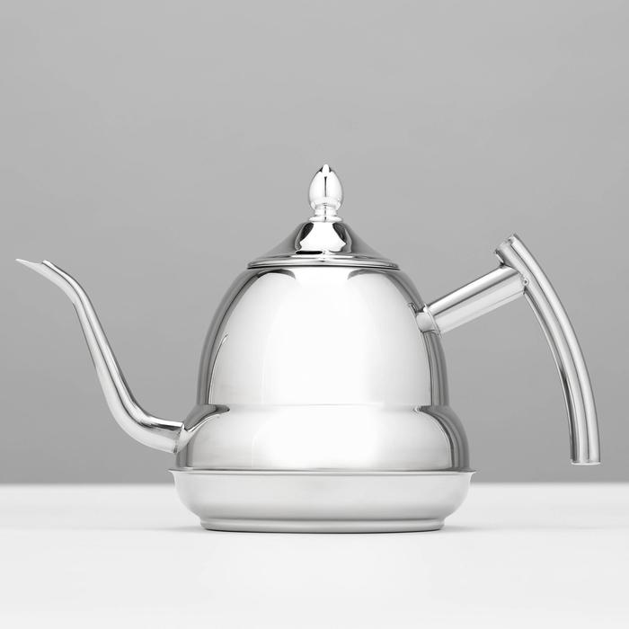 Чайник заварочный «Закат», 1,1 л, цвет хромированный
Чайник заварочный «Закат», 1,1 л, цвет хромированный