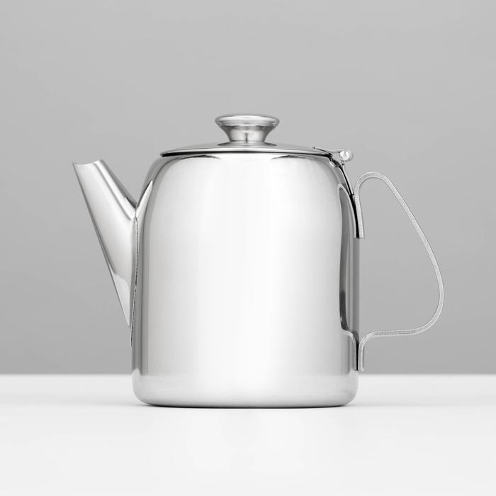 Чайник заварочный «Мортэль», 1,5 л, цвет хромированный
Чайник заварочный «Мортэль», 1,5 л, цвет хромированный