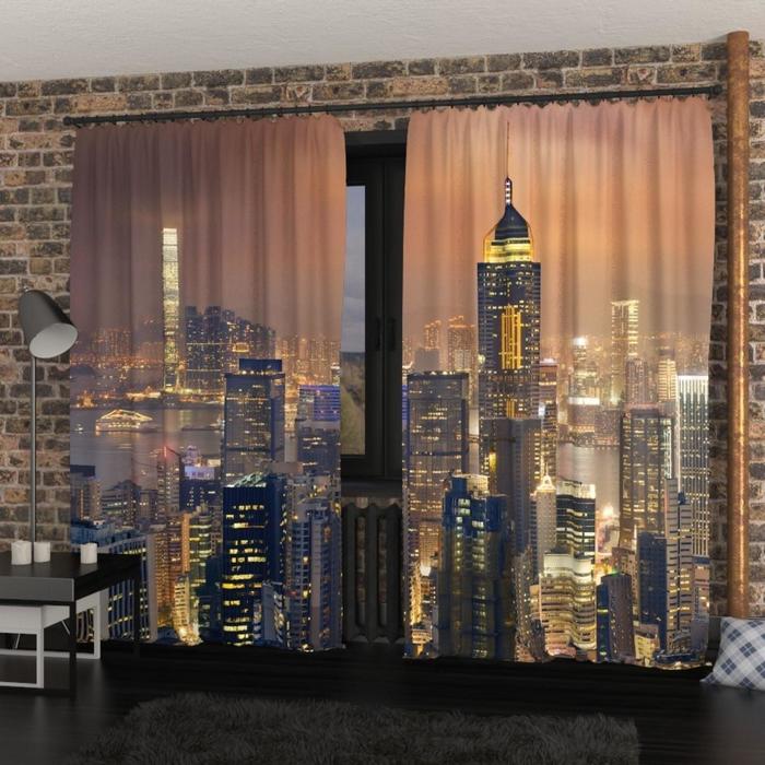 Фотошторы «Гонконгский городской пейзаж на закате», размер 145х260 см, блэкаут
Фотошторы «Гонконгский городской пейзаж на закате», размер 145х260 см, блэкаут